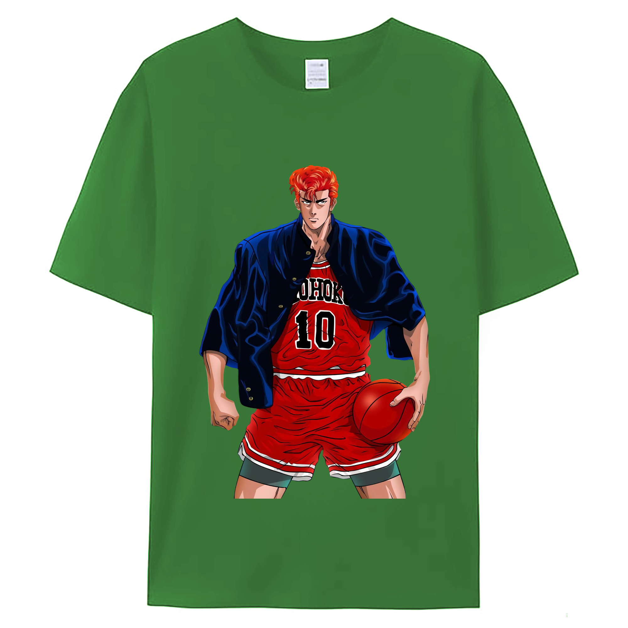 （画像用） SLAM DUNK／スラムダンク レディースカジュアルプリントTシャツ（綿100％）